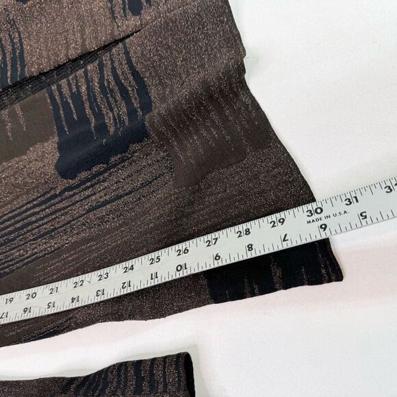 Ming Wang Long Jacket Womens Large Open Front Brown Shimmer Classy - Picture 2 of 8